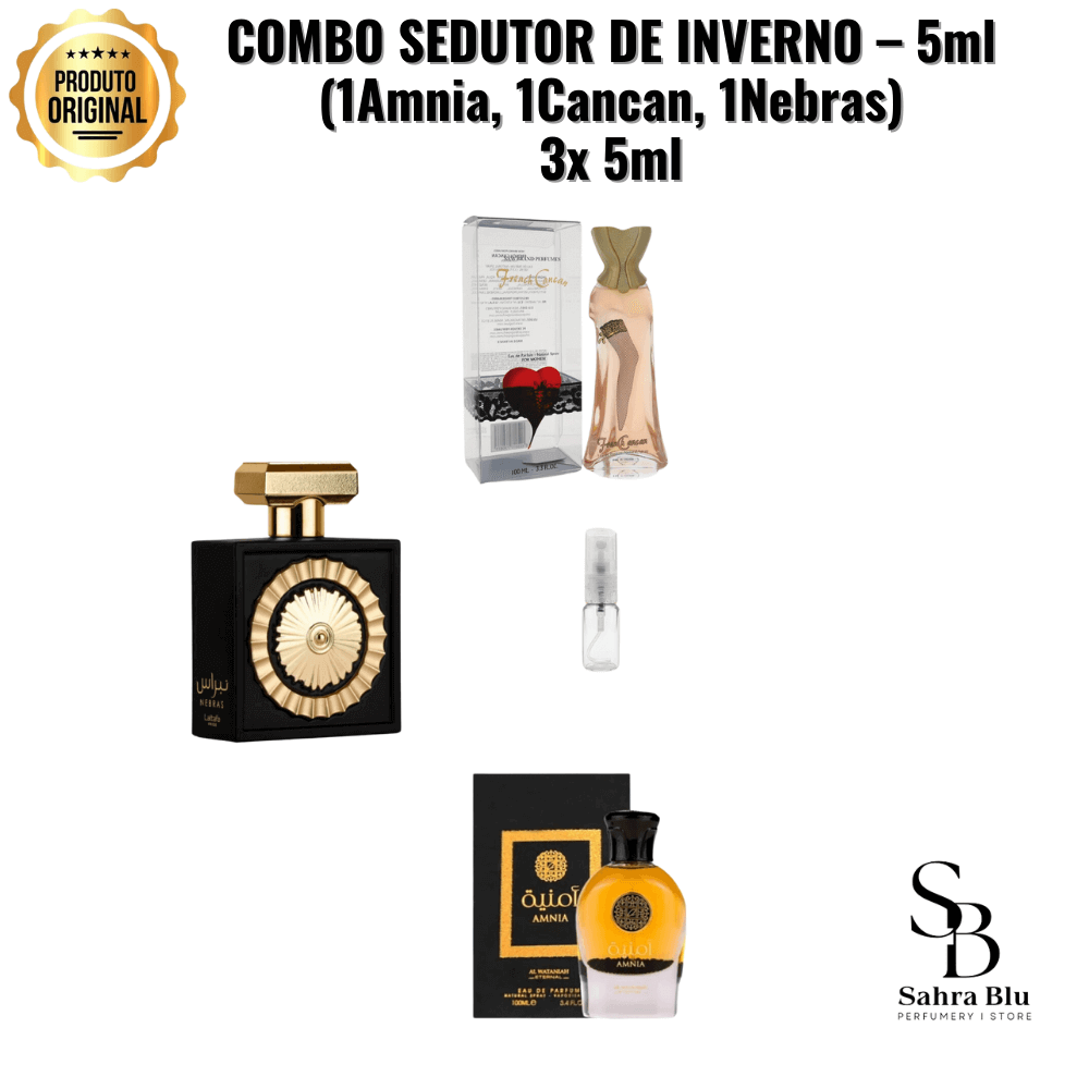 COMBO SEDUTOR DE INVERNO – 5ml (1Amnia, 1Cancan, 1Nebras) 3x 5ml - Kassio Atacado