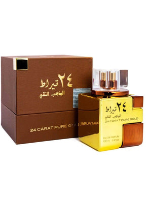 Perfume Edp Gold Lattafa 24 Carat Pure 100ML - Kassio Atacado