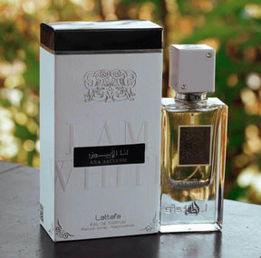 Perfume - Lattafa Ana Abiyedh: Eau de Parfum Unissex 60ml - Kassio Atacado