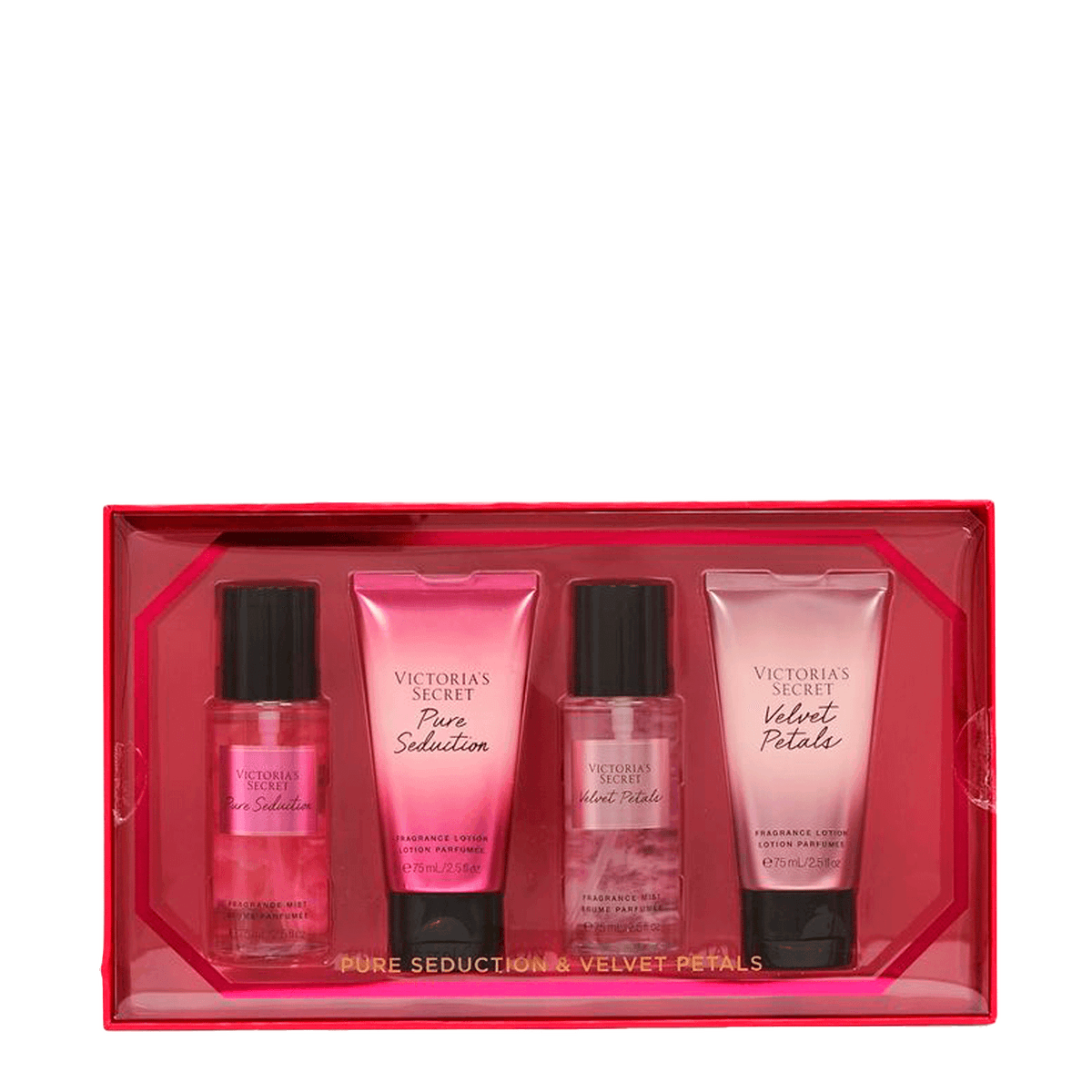 KIT VICTORIA'S SECRET  PURE SEDUCTION & VELVET PETALS 75ML